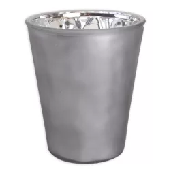 ÜVEG KASPÓ V ALAKÚ KÖR SZÜRKE METÁL