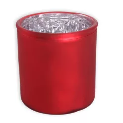 ÜVEG KASPÓ  KÖR METÁL PIROS