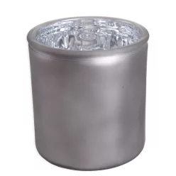 ÜVEG KASPÓ  KÖR SZÜRKE METÁL