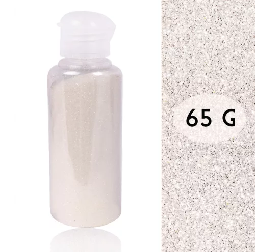 DEKOR MIKRO GLITTER, FEHÉR