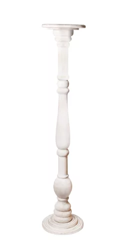 492570 FA GYERTYATARTÓ OSZLOP FEHÉR