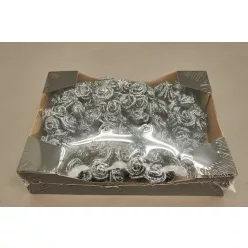 FOAM RÓZSAFEJ 120  DARABOS GLITTER ZÖLD