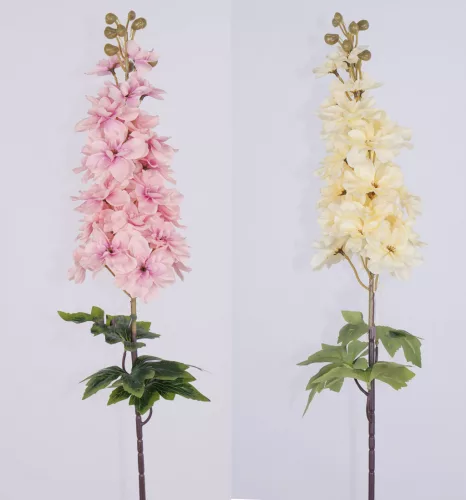 MŰVIRÁG, DELPHINIUM SZÁL, 23 VIRÁG, 2 LEVÉL