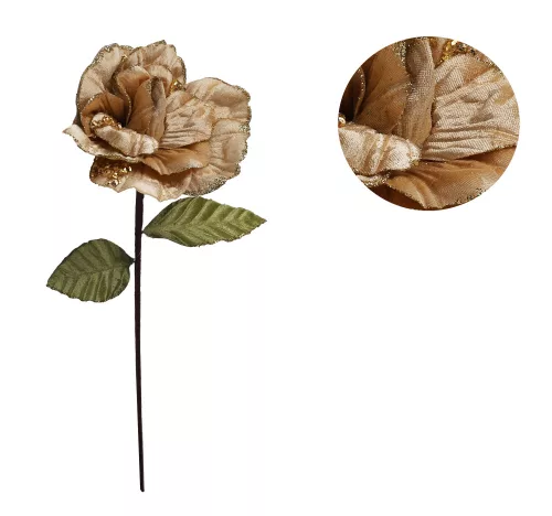 BÁRS.RÓZSA GLITT.KRÉM  55CM