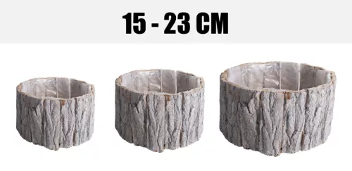 KASPÓ FAKÉREG, SZETTBEN, 3 DARABOS, KÖR ALAKÚ, FEHÉR