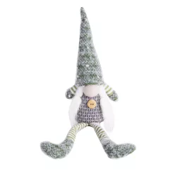 TEXTIL ORRMANÓ LÁNY, LÓGÓ LÁBBAL, ZÖLD SZÜRKE