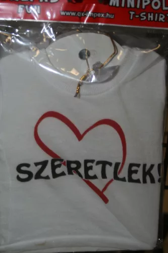 MINI PÓLÓ, SZERETLEK! FELIRAT