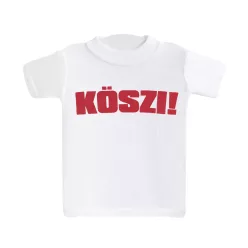 MINI PÓLÓ, KÖSZI! FELIRAT