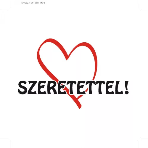 MINI PÓLÓ, SZERETETTEL! FELIRAT