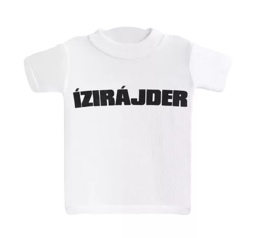MINI PÓLÓ, ÍZIRÁJDER FELIRAT
