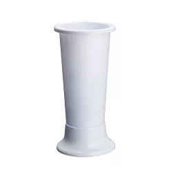 MŰANYAG VÁZA IDEAL FEHÉR
