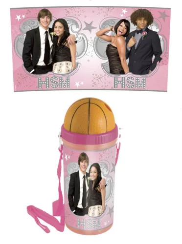 DISNEY MŰANYAG HIGH SCHOOL MUSICAL 3 KOSÁRLABDA KUPAKOS KULACS