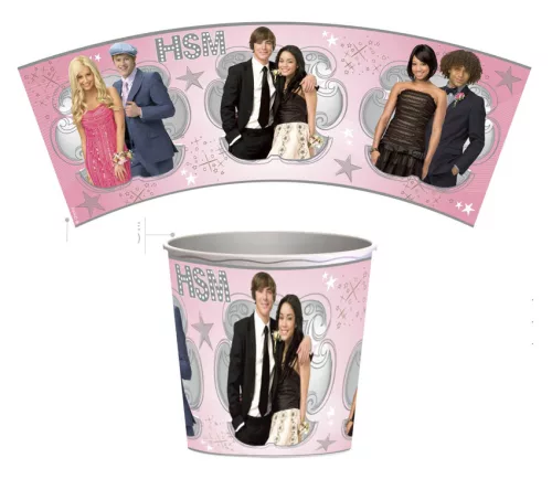 DISNEY MŰANYAG HIGH SCHOOL MUSICAL 3 POPCORNOS VÖDÖR