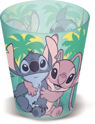 LICENCE MŰANYAG POHÁR, ÁTLÁTSZÓ, STITCH