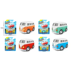 FÉM AUTÓ, VOLKSWAGEN BUSZ, LENDKEREKES