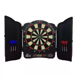 DARTS ELEKTROMOS 32 JÁTÉKMÓDDAL, KINYITHATÓ, 6 TŰVEL