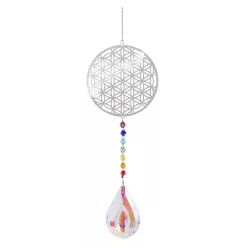 MANDALA, VÍZTISZTA KRISTÁLY DÍSZITÉSSEL