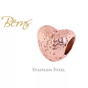 BERNS CHARM BEAD ANGELWING HEART RG