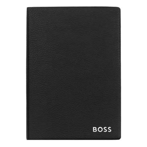 BOSS notesz A6, Essential kollekció - fekete; vonalas       lapokkal