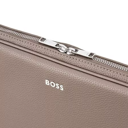 BOSS laptop táska, Classic Grained kollekció - taupe