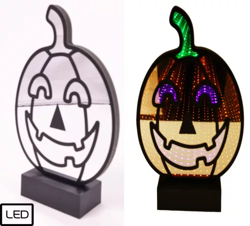 LED HALLOWEEN TÖK, KALAPBAN