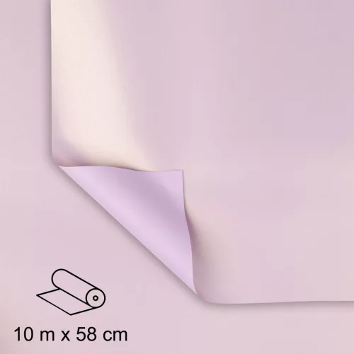 MŰANYAG CSOMAGOLÓ, TEKERCSES, KÉT OLDALÚ, GYÖNGYHÁZ ORCHIDEA