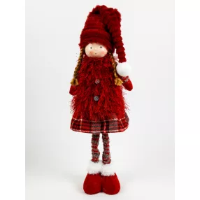 TEXT.LÁNY ÁLLÓ BORDÓ16*9*60
