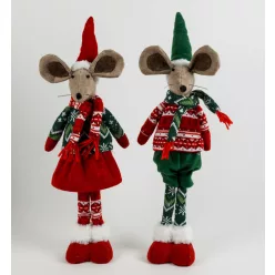 TEXTIL EGÉR ÁLLÓ, SKANDINÁV MINTÁS, PIROS ÉS ZÖLD
