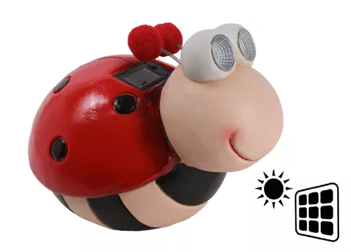 KÜLTÉRI SOLAR KATICABOGÁR, PIROS