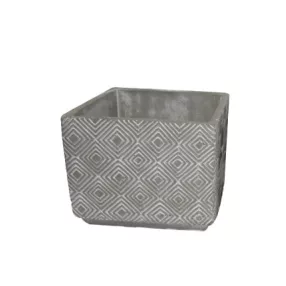 BETON KASPÓ, 4 SZÖGLETŰ, ROMBUSZ MINTÁS, SZÜRKE