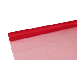CSOMAGOLÓ ANYAG, ORGANZA, PIROS