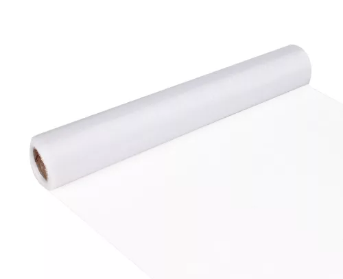 CSOMAGOLÓ ANYAG, ORGANZA, FEHÉR