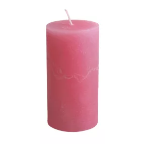 GYERTYA RUSZTIKUS, HENGER, PINK