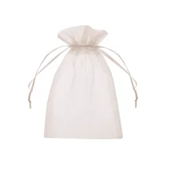 ORGANZA SZÜTYŐ, 12 DARABOS, KRÉM