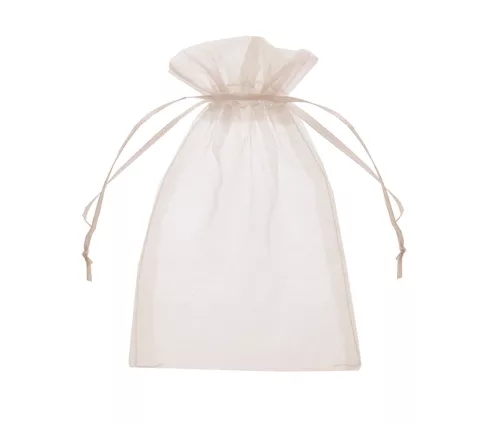 ORGANZA SZÜTYŐ, 12 DARABOS, KRÉM