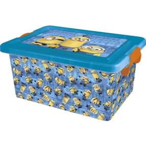 LICENC MŰANYAG  TÁROLÓDOBOZ MINIONS
