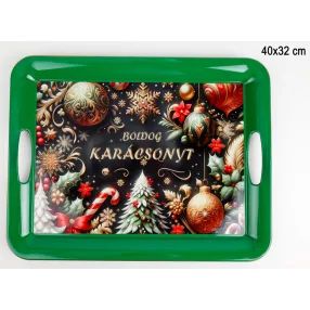 MŰA.TÁLCA TÉG.CHRISTMA40*32