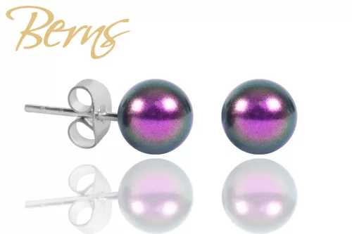 BERNS FÜLBEVALÓ CARIE I.PURPLE 6MM SS