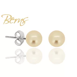 BERNS FÜLBEVALÓ CARIE LT.GOLD 6MM SS
