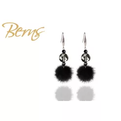 BERNS FÜLBEVALÓ MINK- TWIST BLACK BL