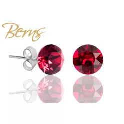 BERNS FÜLBEVALÓ XIRIUS RUBY 8MM SS