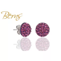 BERNS FÜLBEVALÓ LILLA AMETH 10MM