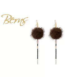 BERNS FÜLBEVALÓ MINK- PINPY BROWN GO