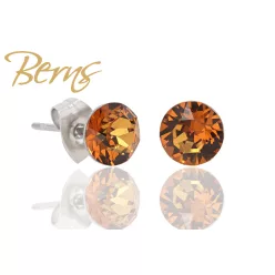 BERNS FÜLBEVALÓ XIRIUS LT.AMBER 6MM SS