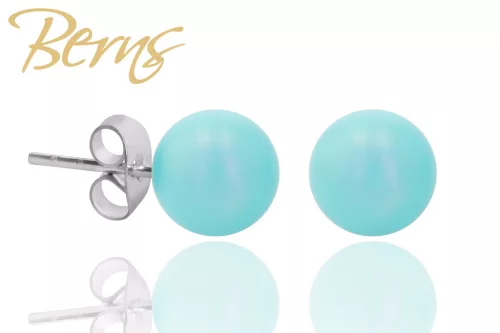 BERNS FÜLBEVALÓ CARIE ILT.TURQUOISE 8MM SS